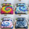 Abstract Colorful Tie Dye Bedding Set Bedclothes King Queen Twin Size Duvet  Quilt Cover With Pillowcase Home Textile