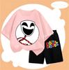 Boys Girls Summer Casual Clothing New The Amazing Digital Circus Children T Shirt Set Anime Cartoon Printed Short Two Piece Suit