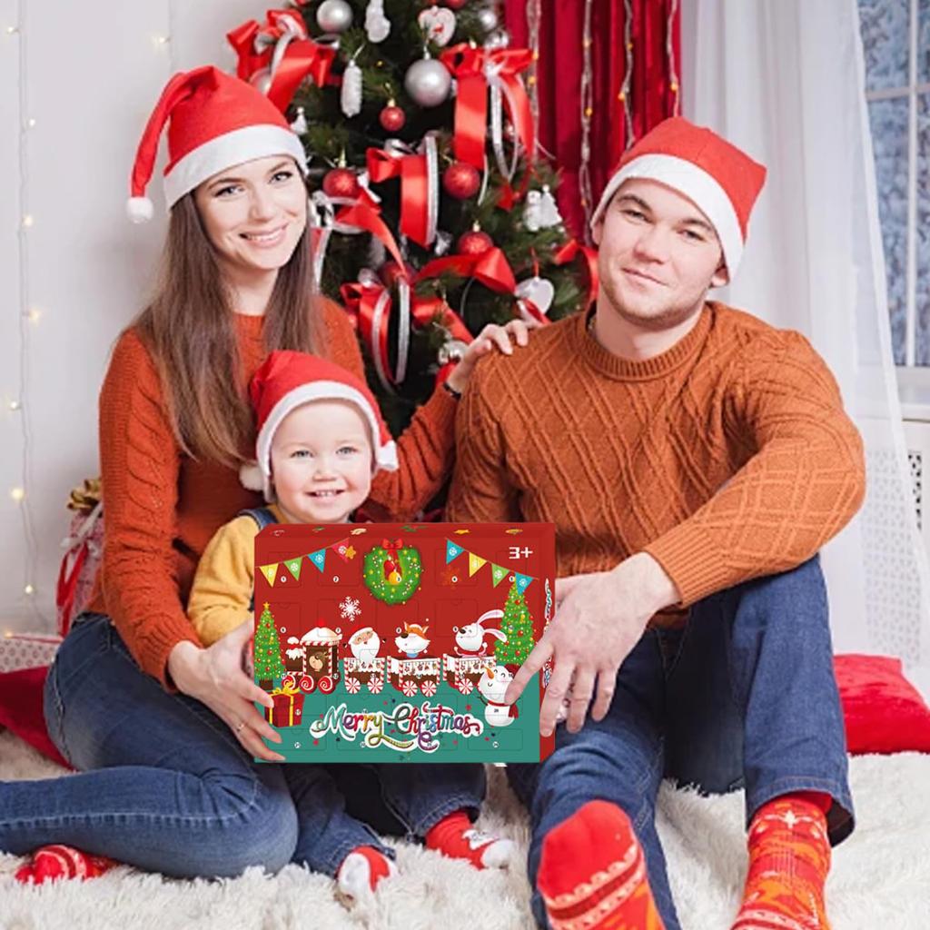 Рождественский Адвент-календарь 24 шт. Милые мягкие игрушки Адвент-календарь Плюшевые игрушки Рождественский декор для девочек и мальчиков