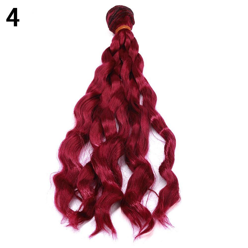 1PC Hot Synthetic Fiber 20cm Doll Wigs Wig Hair Long Straight DIY Dolls Accessories