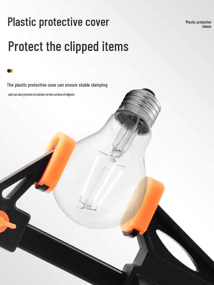 Прочный промышленный струбцинный зажим с храповым механизмом для деревообработки - быстросъемное крепежное приспособление