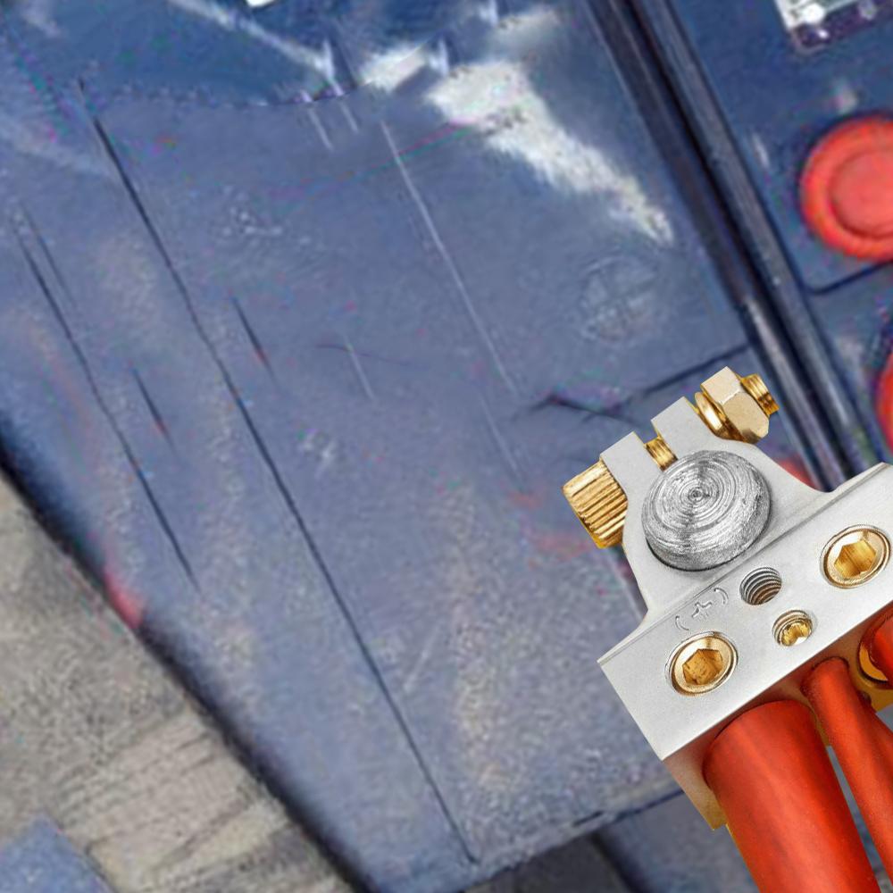 С 2 прозрачными крышками, прокладками, клеммами для автомобильного аккумулятора, 2 шт., калибр 0/2/4/8/10, автомобильные аксессуары, положительный и отрицательный полюса