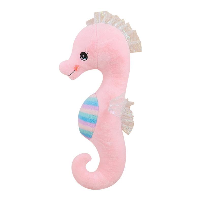 Cute Colorful Seahorse Cartoon Parent-child Seahorse Pregnant Woman Sleeping Pillow Aquarium Souvenir Holiday Gift