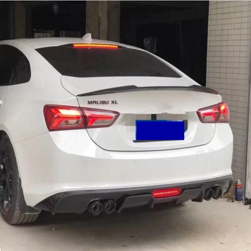 Спойлер на крышку багажника автомобиля Для 2016 17 18 19 20 21 22 23 2024 Chevrolet Malibu XL Материал АБС-пластик Аксессуары Запчасти