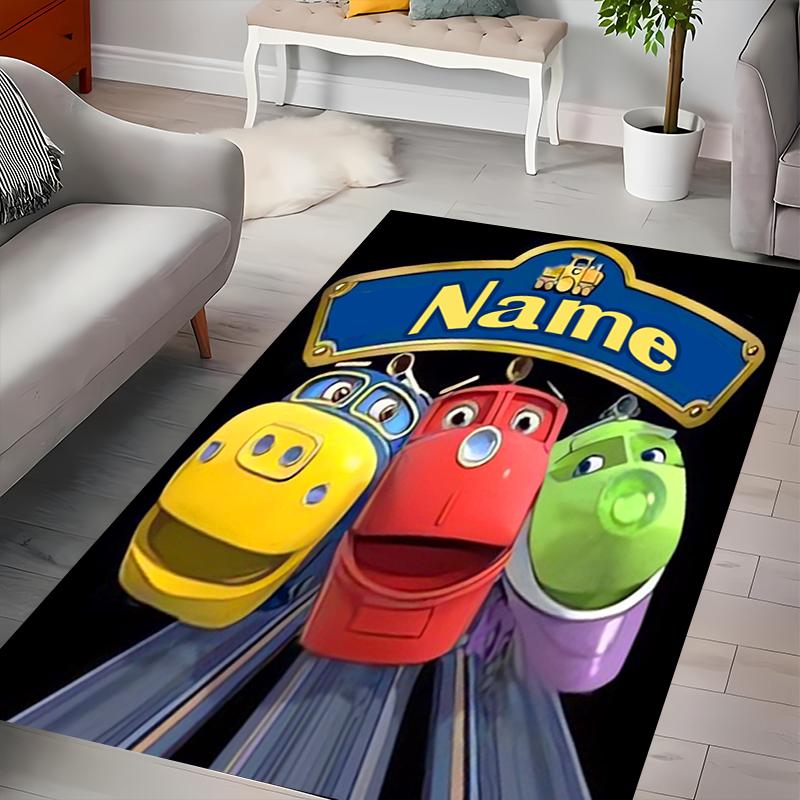 Custom personalization Chuggington Area Rug - Perfect For Kitchen, Bathroom,Laundry Room Decor Large Size Available,Gift All Seasons