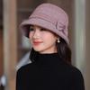 Stylish Woolen Bucket Hat for Women: Versatile, Fashionable Sunshade for Autumn & Winter