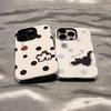 Применимо к чехлу для мобильного телефона iPhone11/11promax/11/11 Filin Apple 11/11 мультяшный горошек черный кот