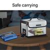 Fire Resistant Battery Organizer Pouch Carrying Handle Zipper System Safe Storage Solution For Models