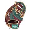 Rawlings Бейсбольная перчатка HYPER TECH COLOR SYNC для первого броска, Софтбол, GR5FHTCM53, Основа, Шелли/Зеленый, 11,75 дюйма, Для правой руки