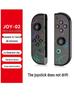 Цветные RGB-контроллеры Joy-Con для Nintendo Switch (левый и правый) с функцией пробуждения, Bluetooth 5.2, вибрацией и управлением движением.