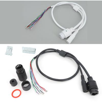 9-жильный кабель POE LAN для модуля платы IP-камеры видеонаблюдения RJ45, мощность постоянного тока 12 В, стандартный тип, без 4/5/7/8 проводов, светодиодный индикатор состояния, водонепроницаемый