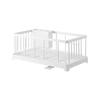 Jitsugyo Drainer Basket Drainer Wire Basket Aqua White 2898