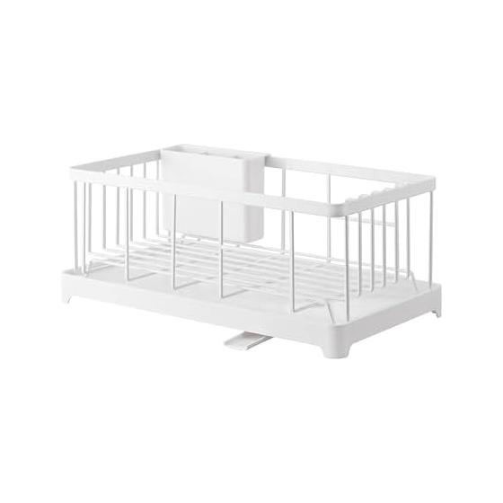 Yamazaki Jitsugyo Drainer Basket Drainer Wire Basket Aqua White 2898