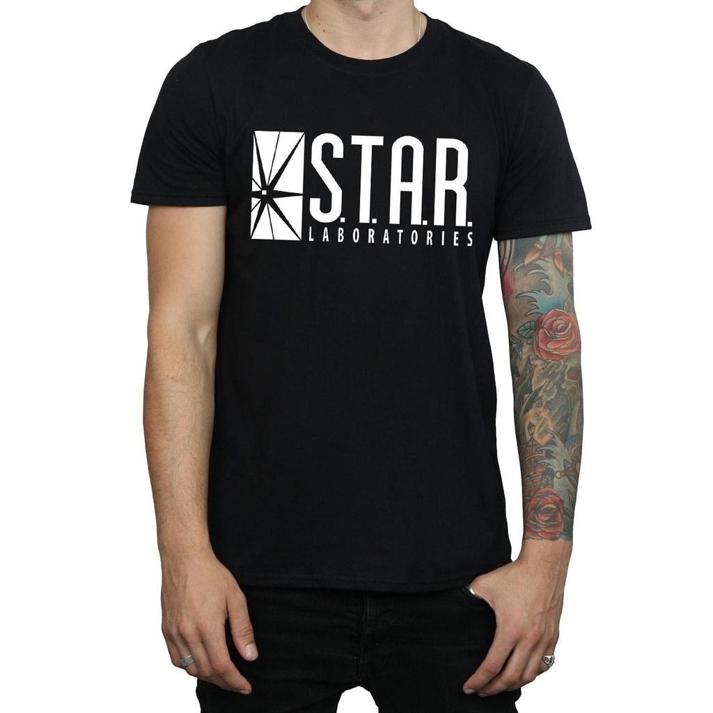 DC Comics Mens The Flash STAR Labs T-Shirt