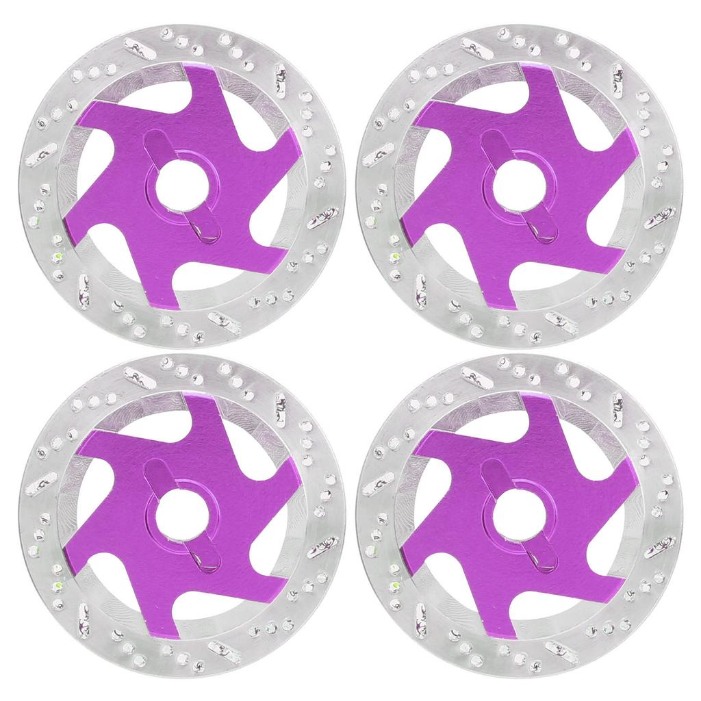 4PCS Aluminum Alloy RC Car Brake Disc Metal Hex Adapter for 1Celsius10 Remote Control Car