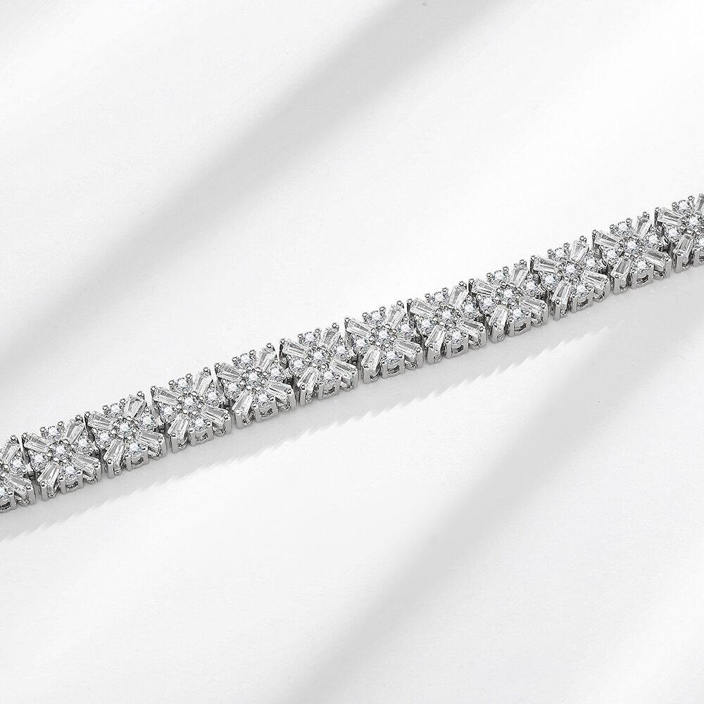 Baby's Breath Super Flash, роскошный циркониевый браслет, женские модные часы-цепочка, темпераментные ручные украшения