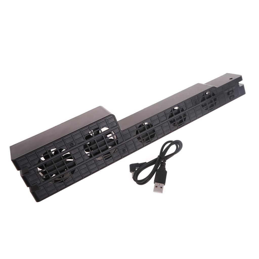 Кулер Super-Turbo с контролем температуры, внешний USB-кулер для игровой консоли PS4 Pro, вертикальная подставка, игровой вентилятор