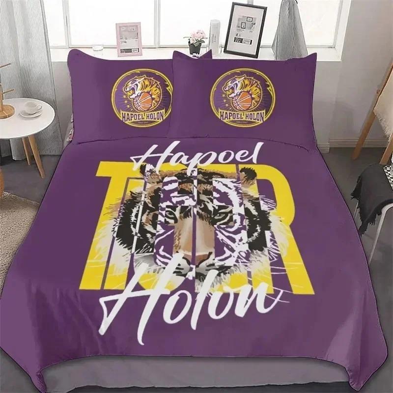 H-Hapoel H-Holon Bedding Set Duvet Cover Pillowcase 2/3pcs Bed Set Home Textile Large Size For Sports Fan Bedroom Decor