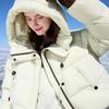 Sancai 2025 Зимняя Водонепроницаемая Куртка-Пуховик с 90% Пуха Белой Утки