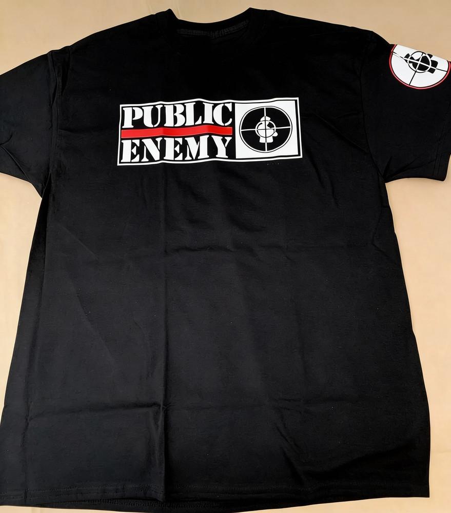 Футболка Public Enemy Old School Hip Hop Полный размер S5XL Унисекс
