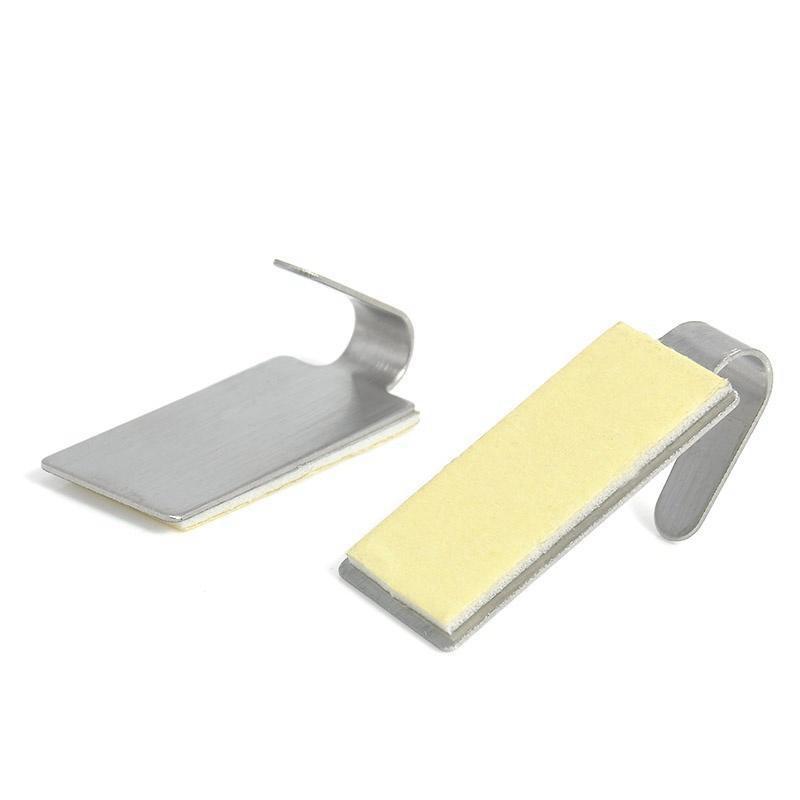 6 шт. Кухонная настенная дверная нержавеющая сталь Держатель-липучка Крючок Вешалка Крючки для ванной и кухни для подвешивания KTY