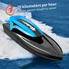 Remote Control Boat, 2.4G 20kmh Highspeed Waterproof Remote Control Speed Boat with LED Lights