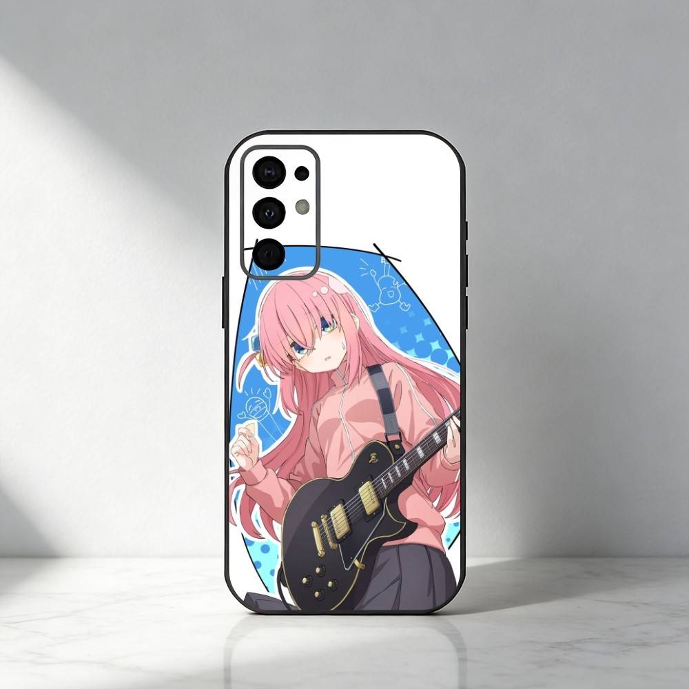 B-Bocchi The R-Rock Hitori Gotoh Phone Case For Samsung S25,S24,S21,S22,S23,S30,Ultra,S20,Plus,Fe,Note,5G Black Cover