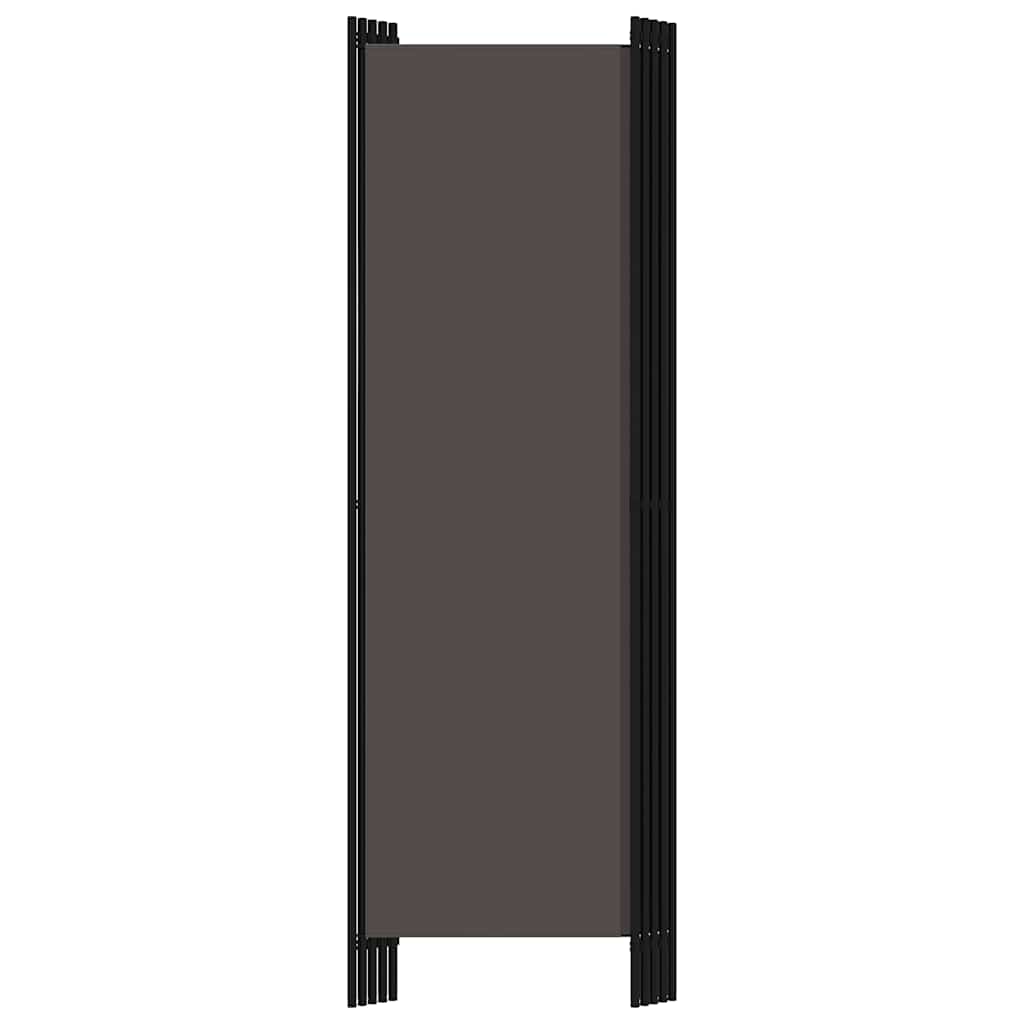 5 Piece Room Divider Anthracite Grey 250 x 180 cm
