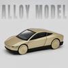 1/32 Tesla CyberCab Роботакси Сплав Беспилотное Такси Модель Машины Литой Металл Автомобиль Новой Энергии Модель Транспортных Средств Звук и Свет Детская Игрушка Подарок
