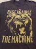 Ретро Черная хлопковая футболка Rage Against The Machine Tour AG426 Унисекс