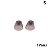 1Pairs Xs/S/M/L Hearing Aid Ear Tips Soft Replacement Earplugs In-Ear Hearing Aid Domes Ear Plugs Black Silicone Earplug