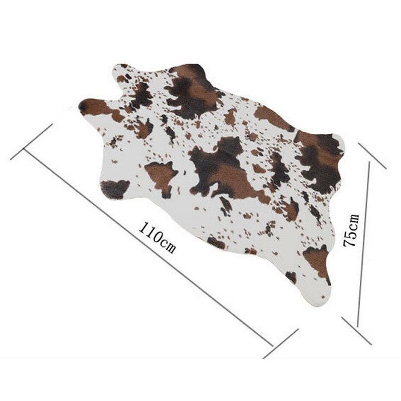 Creative Zebra Cow Pattern 3D Printed Carpets for Living Room Cute Animal Throw Rugs Anti-slip Floor Mats Room Doormat Area Rug