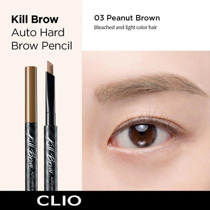 Clio Kill Brow Auto Hard Brow Pencil #03 Peanut Brown