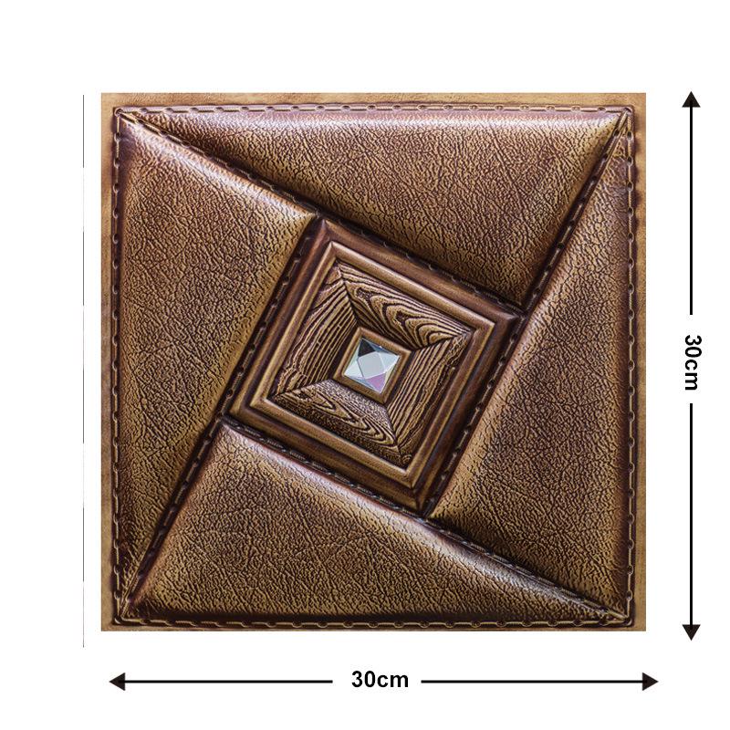 Самоклеящиеся 3D наклейки на стену из ПВХ в европейском стиле: Водонепроницаемый ремонтный декор