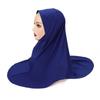 Malay Double Chin Undercap Muslim Women Solid Color Inner Scarf Islamic Instant Hijab Ladies Cap Crystal Hemp Bonnet Hat 80*55cm