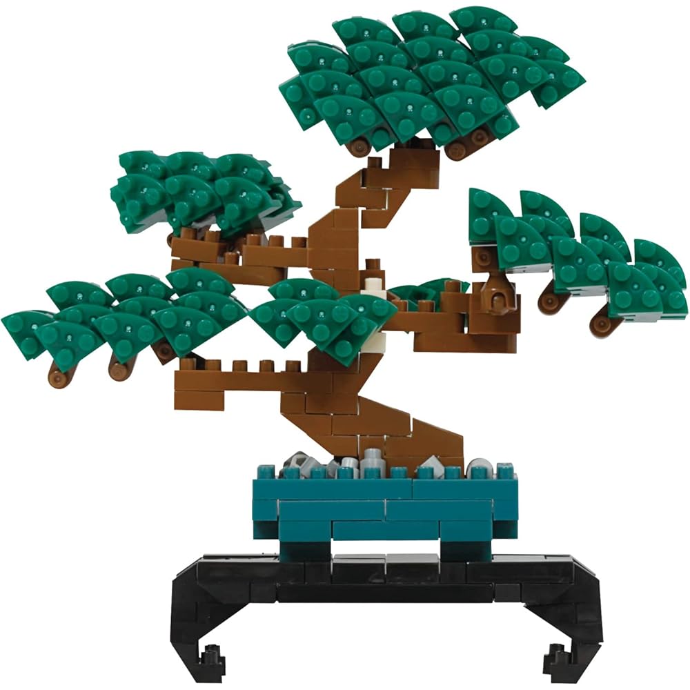 Kawada nanoblock Набор для сборки Бонсай Сосна NBH_224 300 деталей Образовательная игрушка