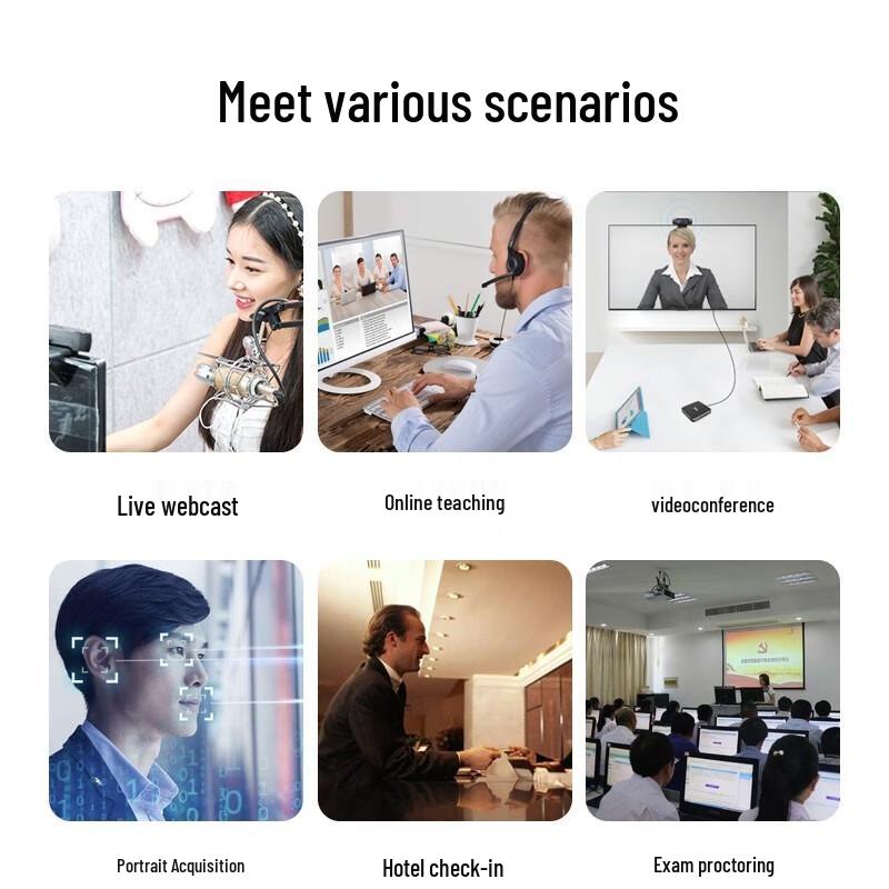 Hikvision U12 HD Plug and Play Webcam