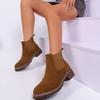 Autumn Winter Women Boots High Quality 2025 Women Platform Boots Fashion British Style Round Toe Ankle Boots Women Shoes
