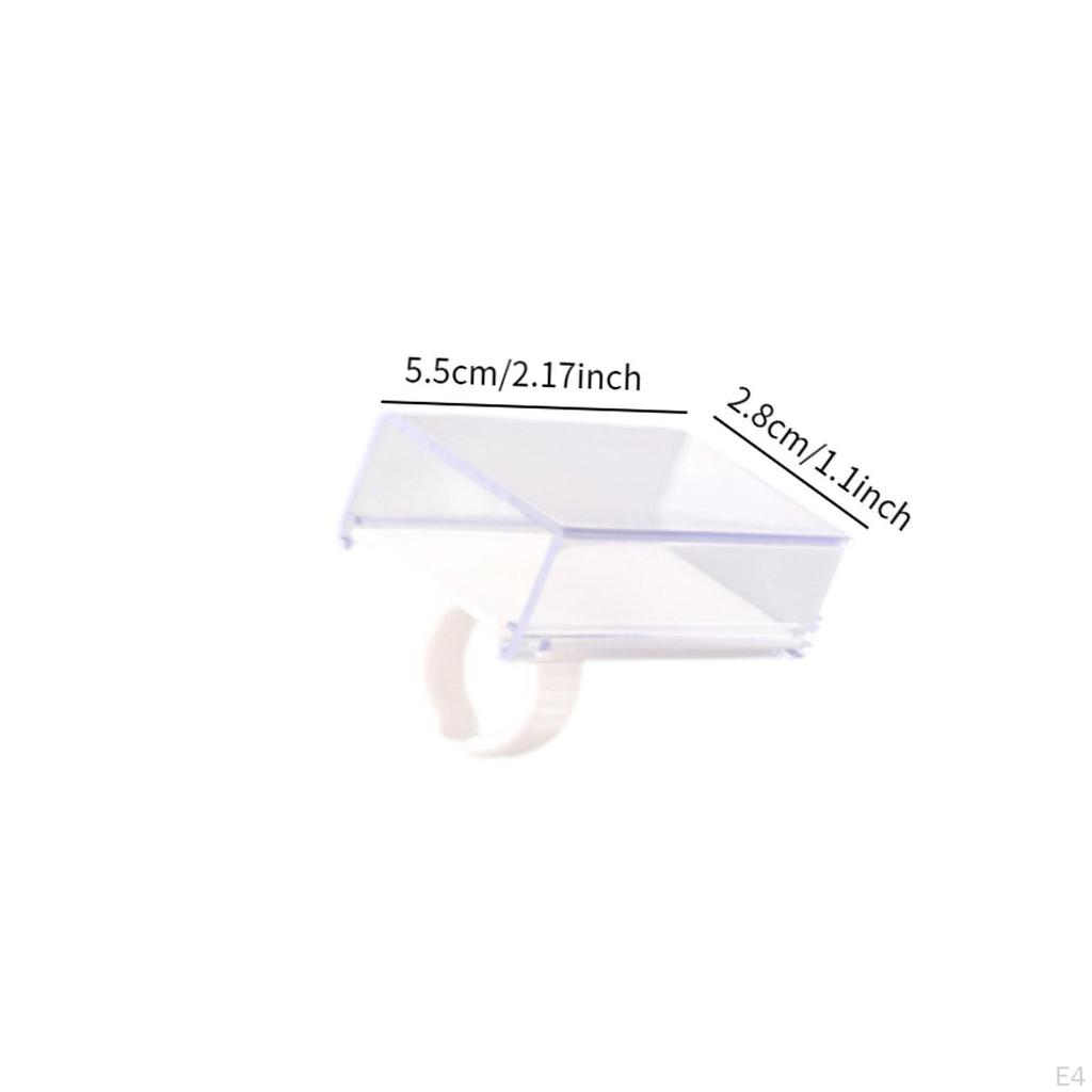 Fake Eyelash Tray Extension Pallet Display Board Mini Multiuse with Dustproof Cover