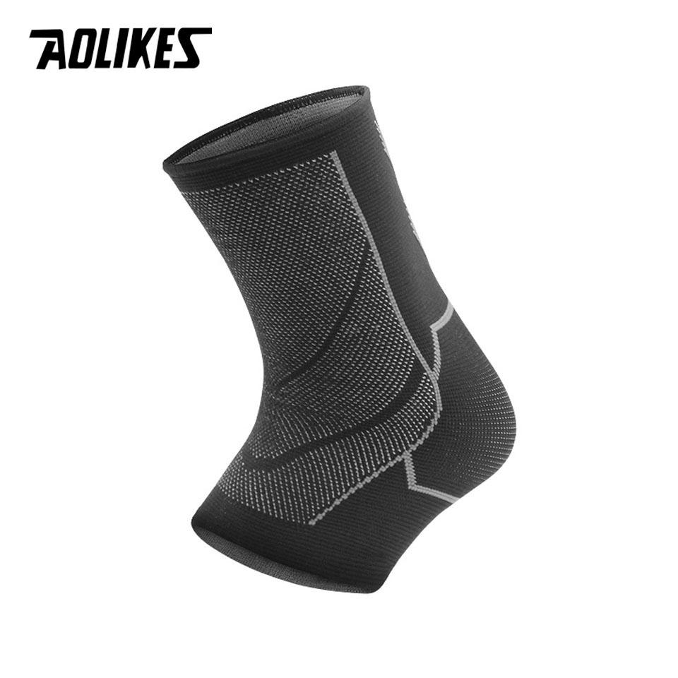 AOLIKES Sport Ankle Support Protector Compression Ankle Brace Cotton Comfort Anti Sprain Basketball Football Foot Safety