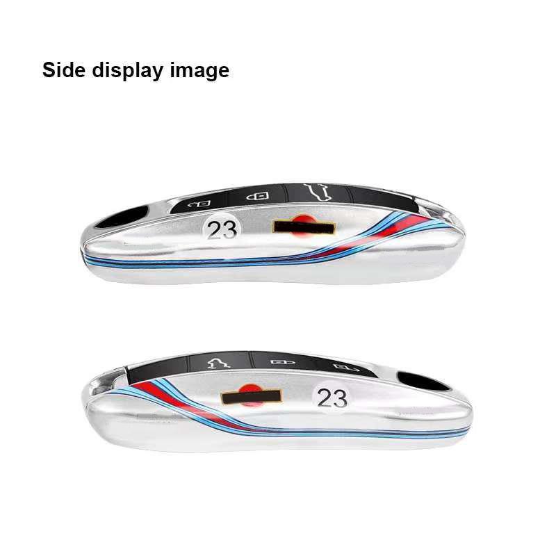 For Porsche Panamera Cayenne Macan 718 Cayman Boxster 911 Taycan 10-25 Car  Key Case Protective Shell Cover For Martini 23