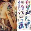1PC Красочный Ловец снов Временная татуировка Поддельные DIY Перо Тату для женщин Боди-арт Живопись Татуировки