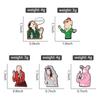 Friends Enamel Pins Custom Humor Comedy Movie TV Characters Brooches Lapel Badges Cartoon Funny Jewelry Gift for Kids Friends