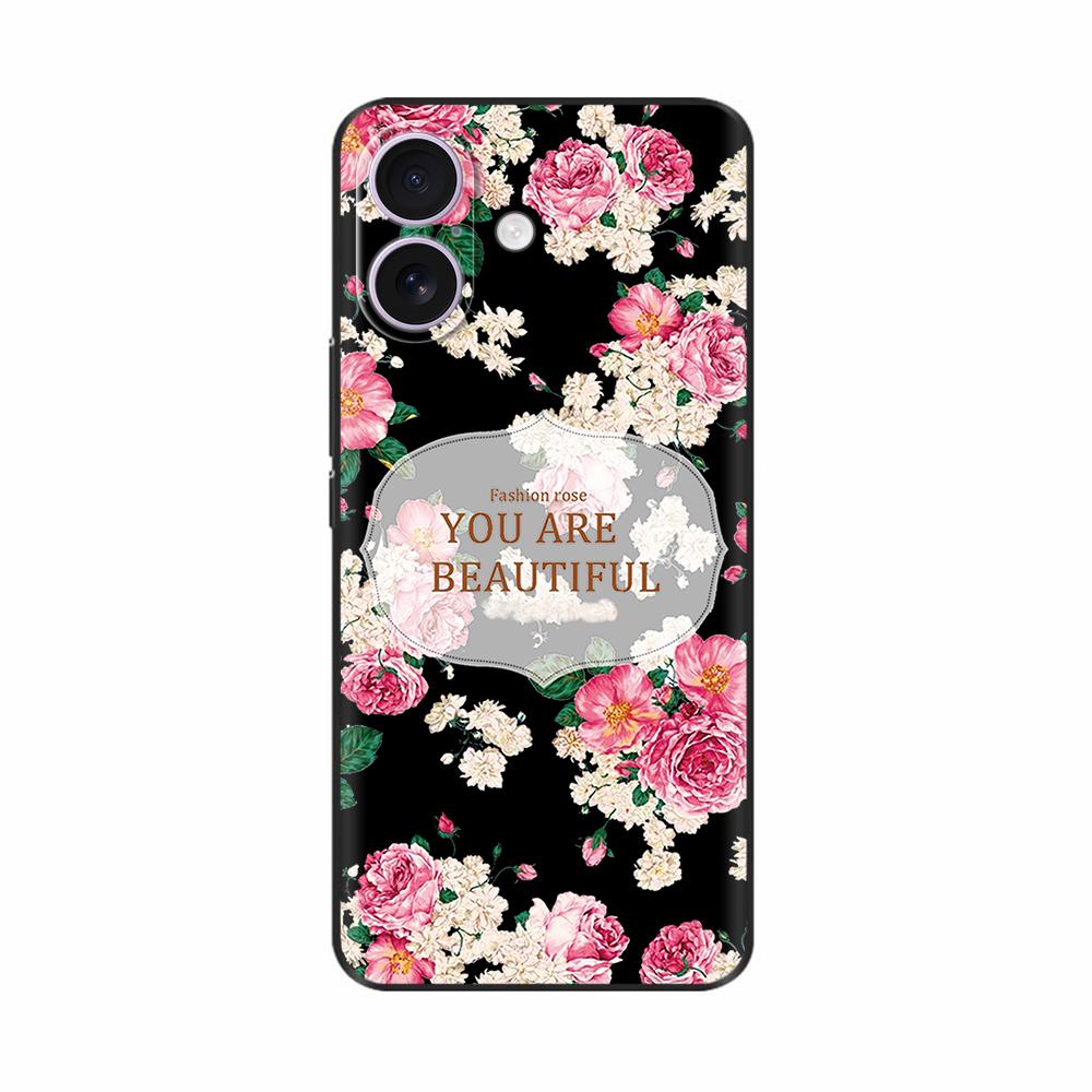 Для iPhone 17 iPhone17 Pro Max Роскошный Расписной Чехол-Бампер Для iPhone 17 Pro Max 17Pro 17Air 17ProMax Мягкий Силиконовый ТПУ Чехол