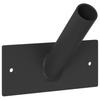 Flagpole Holder Black 13 x 6 x 0.2 cm Steel