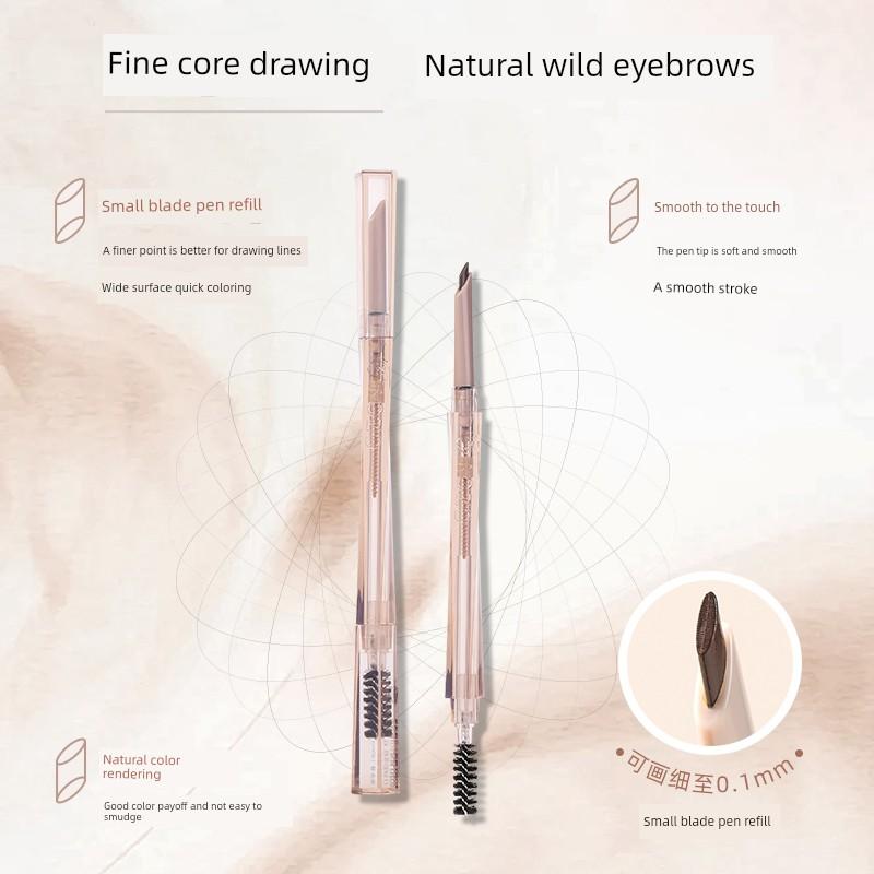 Rozo Small Blade Eyebrow Pencil, Water-Resistant, Long-Lasting, Not Easy to Fade, Official Genuine Product from the Flagship Store, for Defined,