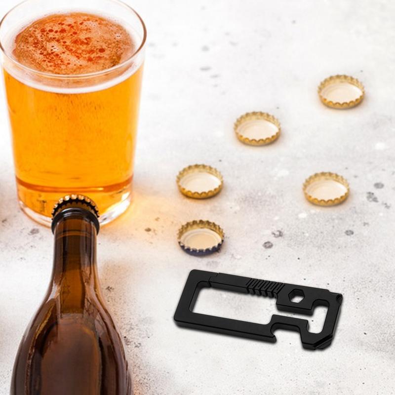 Брелок-открывалка для бутылок Портативный брелок с быстросъемным механизмом Сверхпрочный брелок Маленький брелок Полезный гаджет Брелок Открывалка для бутылок