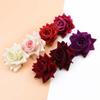 10CM Artificial Roses Flowers DIY Fake Flowers Silk Roses Head  Home Garden Decor