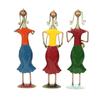 Musical Lady Dolls Set Handmade Decorative Gift Item Showpiece for Homedecor, 12.25 Inch, 3 Piece