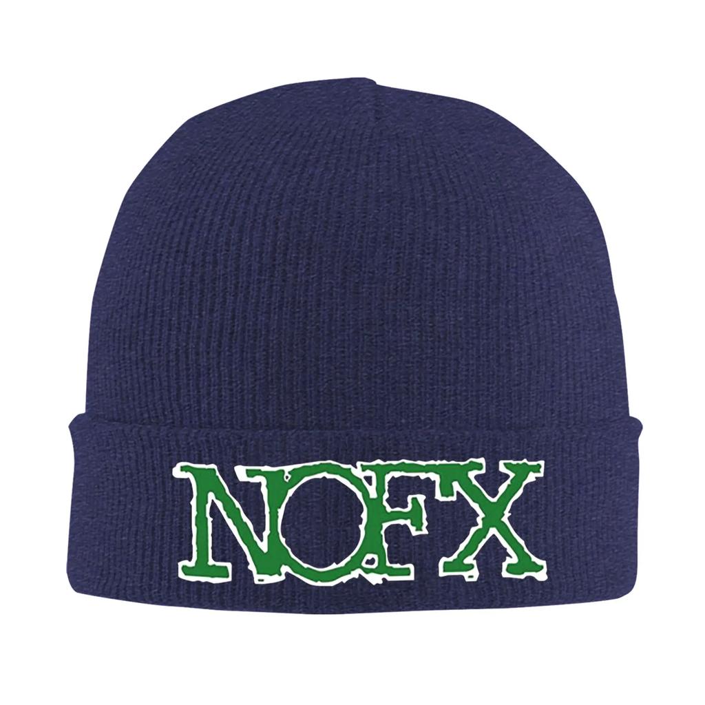 Группа NOFX Финальный тур Шапка с помпоном и рисунком черепа Теплая вязаная шапка Зимняя вязаная шапка-бини Шапки-бини в стиле хип-хоп для унисекс